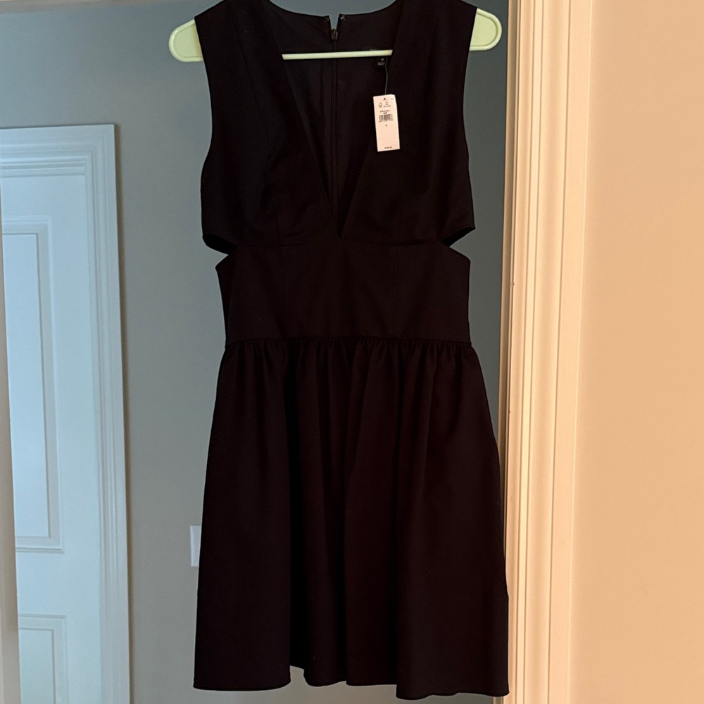 Banana Republic Black Midi Dress